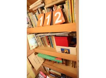 LOT 112 - ALL BOOKS INSIDE BASEMENT CLOSET - BIG LOT!