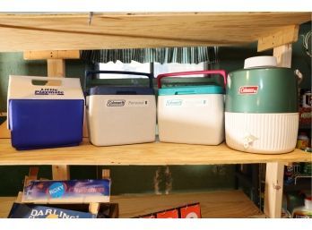 LOT 166 - VINTAGE COOLER LOT