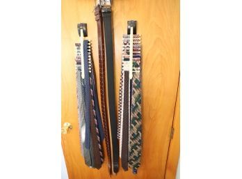 LOT 68 - MENS TIE LOT - MANY TIES! (BEHIND BEDROOM DOOR)