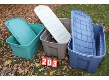 LOT 203 - 3 STORAGE BINS