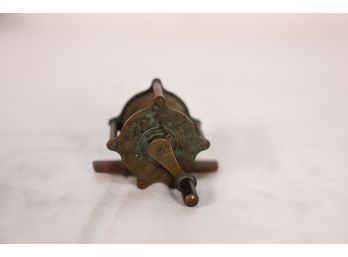 LOT 191 - ANTIQUE FISHING REEL - MINI!