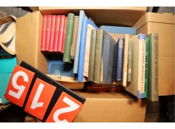 LOT 215 - BOX OF BOOKS