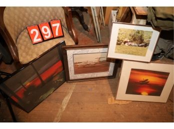 LOT 297 - FRAMED PHOTOS