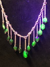 Uranium,  Amethyst Necklace