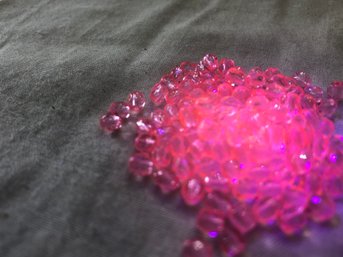 PINK GLOWING BEADS