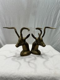 MCM BRASS BOOK ENDS