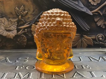 Amber Resin Buddha Head