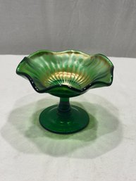 FENTON RIBBON CANDY DISH