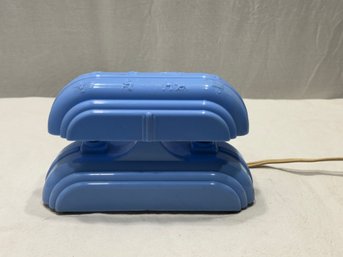 VTG 1950'S HUNGERFORD BLUE LAZY-DOUBLE TOUGH MUSICAL NIGHT LIGHT