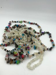 Natural Stone Necklace Lot