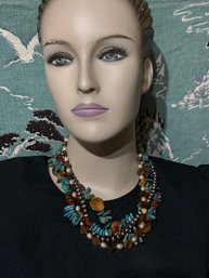 Blue Turquoise Necklace