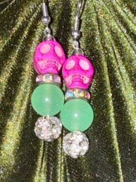 URANIUM ARTISIAN HANDMADE EARRINGS