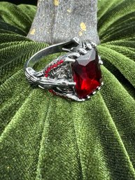 RED COSTUME RING