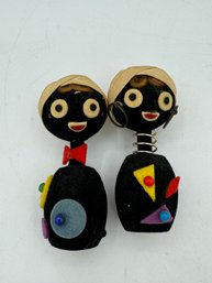 Miniature  Black Americana Bobble Heads