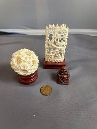 Miniature Bone Carvings