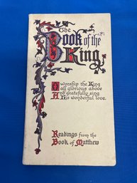 Vintage THE BOOK OF THE KING: Readings From The Book Of Matthew
