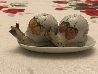 Snail Salt And Pepper Shakers