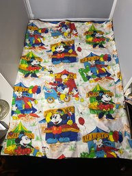 Vintage Mickey Mouse And Donald Duck Fabric