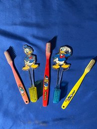 Vintage Donald Ducks Toothbrushes