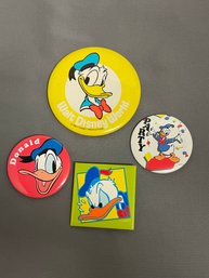 Vintage Donald Duck Pin Collection