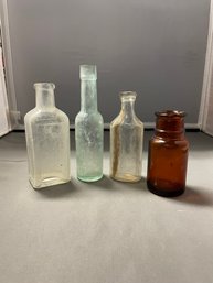 Antique Glass Potion Bottles