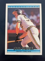 John Wehner Donruss 1992 Baseball Card