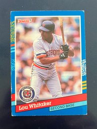 Lou Whitaker Donruss 1991 Baseball Card