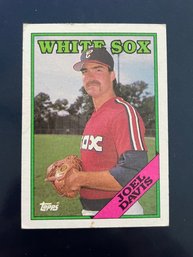 Joel Davis Whitesox Topps Baseball Card