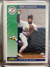 Mike Gallego Oakland Athletics Score 92 Baseball Card