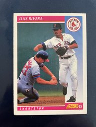 Luis Rivera Boston Red Sox Score 92 Baseball Card