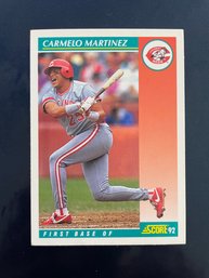 Carmelo Martinez Cincinnati Reds Score 92 Baseball Card