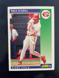 Paul O'neil Cincinnati Reds Score 92 Baseball Card