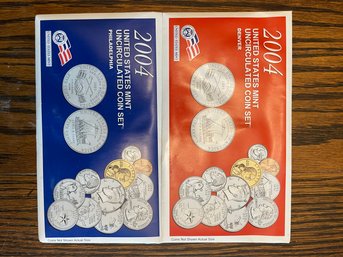 2004 Denver & Philadelphia United States Mint Uncirculated Coin Set