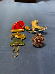 Misc Collection Of Pins And Rings