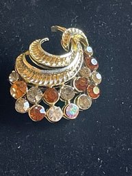 Vintage Rhinestone Brooch