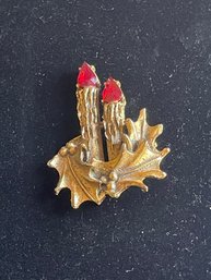 Antique Christmas Brooch