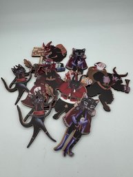 Krampus Wooden Ornaments