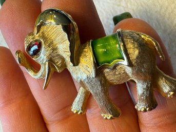 ELEPHANT BROOCH