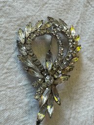 RHINESTONE BROOCH