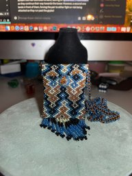 Hand Beaded Necklace Pouch