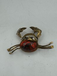 MADE IN SPAIN CRAB BROOCH