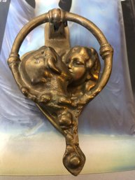 Brass Lovers Door Knocker