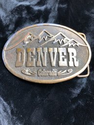 Denver Colorado Belt Buckle