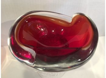 Murano Glass Vintage Ashtray