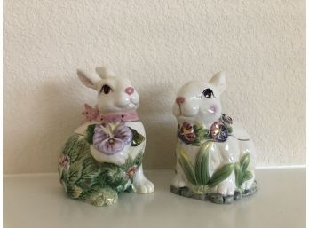 SET OF SWEET RABBIT DECOR