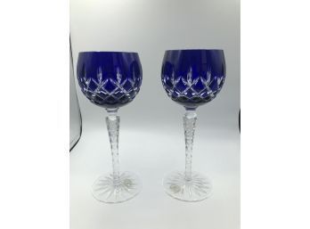 AJKA HUNGARIAN CRYSTAL GOBLETS