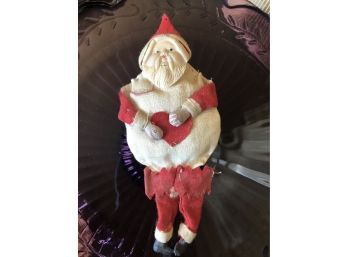 VINTAGE SANTA ORNAMENT