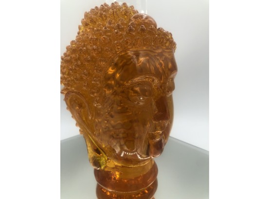 Amber Resin Buddha Head