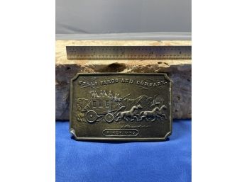 Vintage Wells Fargo And Company Belt Buckle