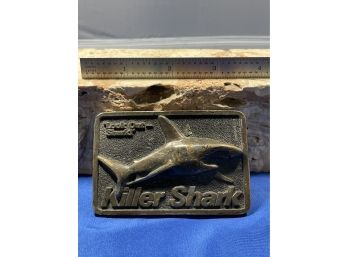 Killer Shark Belt Buckle
